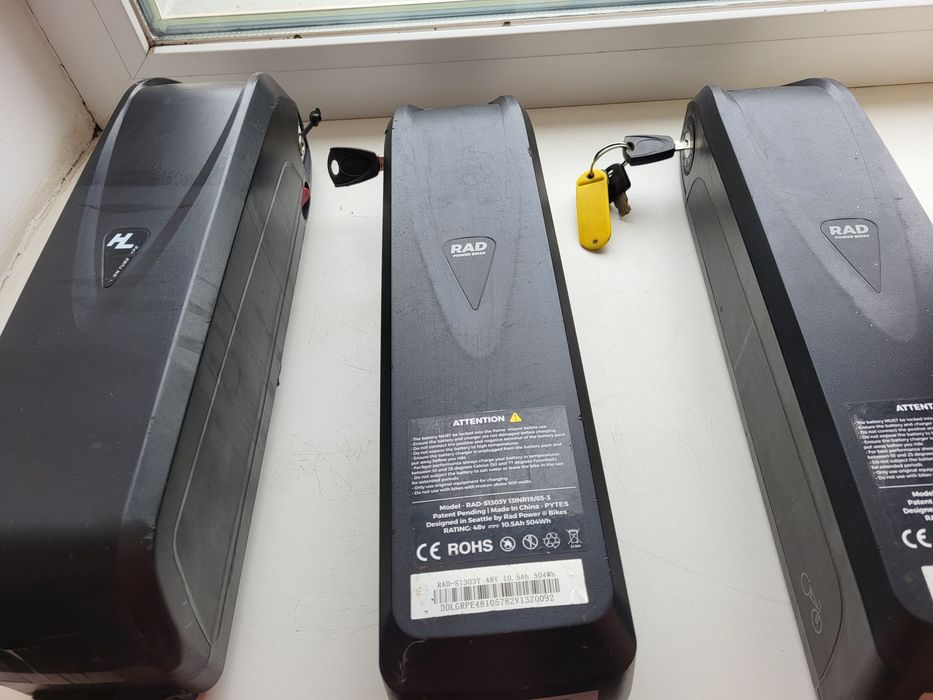 АКУМУЛЯТОР RAD 48volt 10.5 ah, в корпусі,  для електровелосипеда