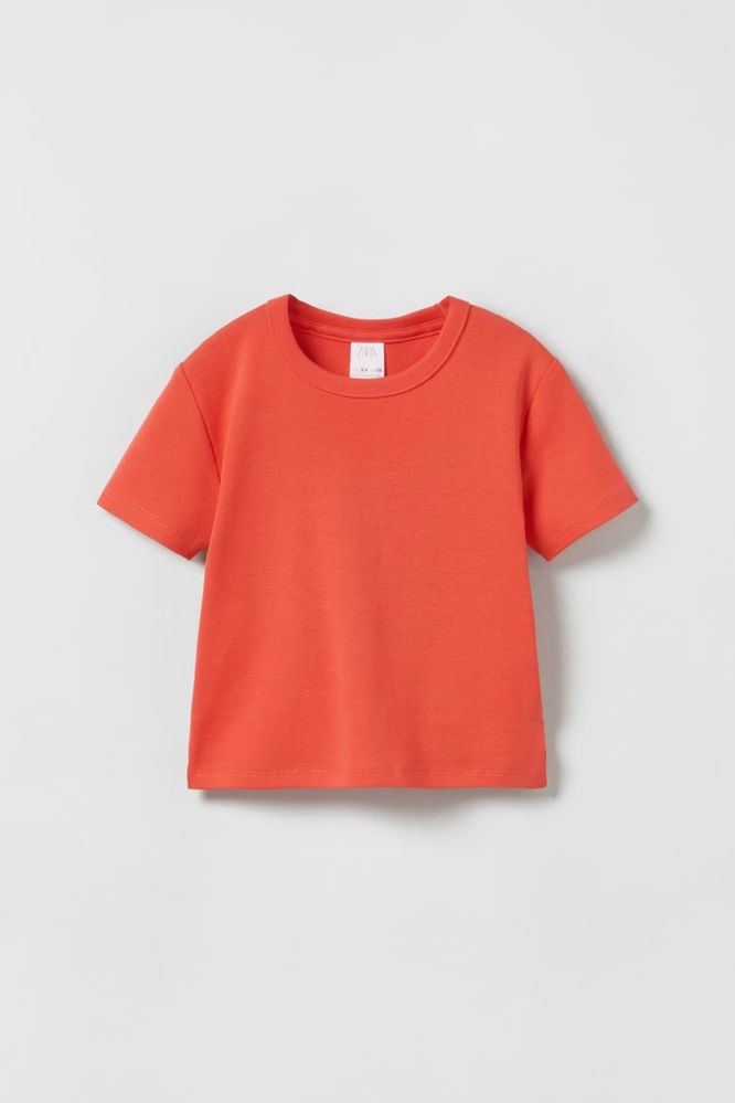 Zara t-shirt dziecięcy czerwony r.120,152