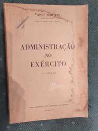 Administração no Exército - Vasco Martins - 1964