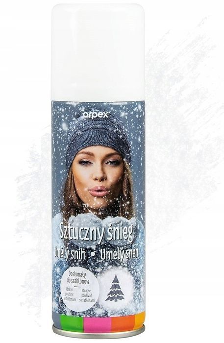 Sztuczny Śnieg W Sprayu Choinki Choinkę Luster Szyb Dekoracja 125 Ml