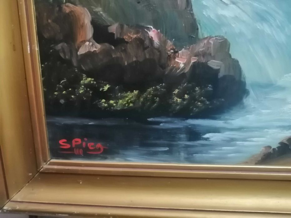 quadro em tela pintor "spica"