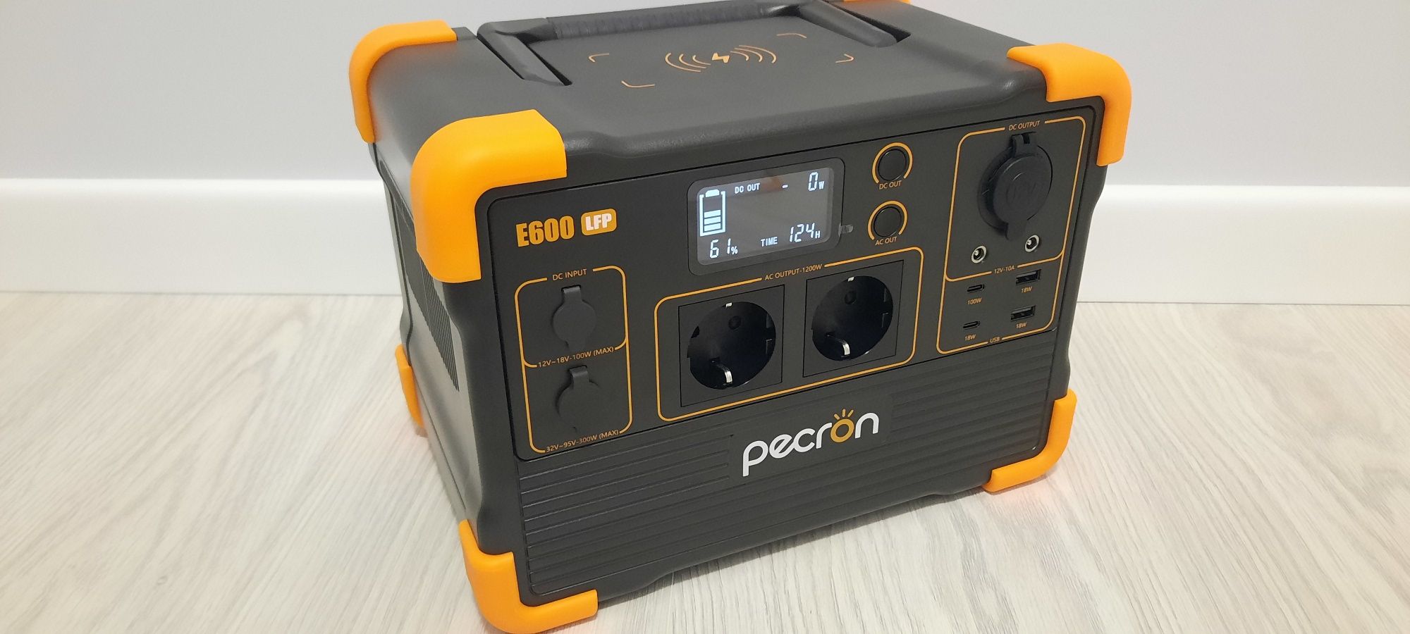 Stacja ładująca 2000W LiFePO4 powerbank solarny Pecron E600LF