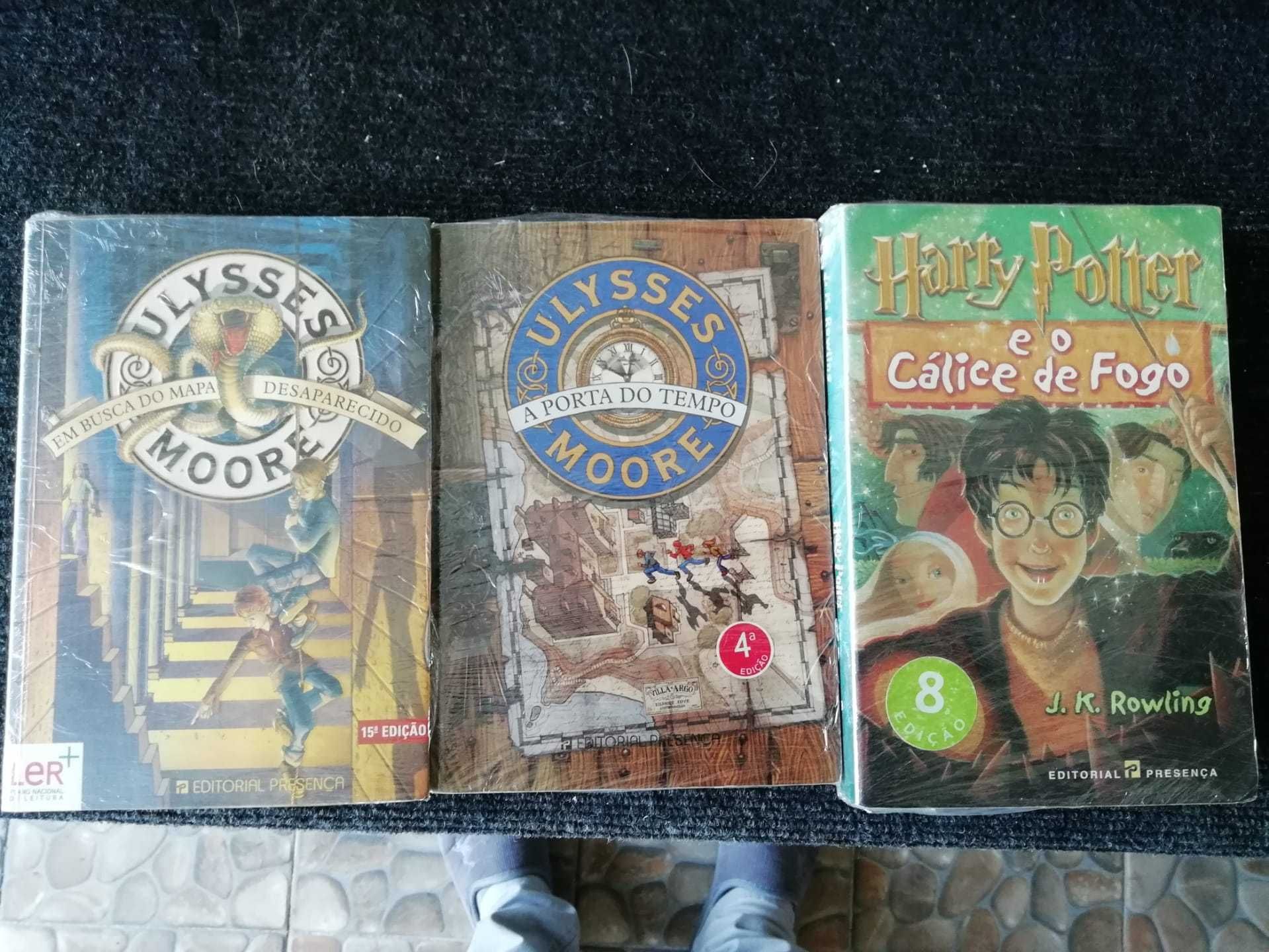 6 Livros Originais Harry Potter Dois Deles Versão Inglesa
