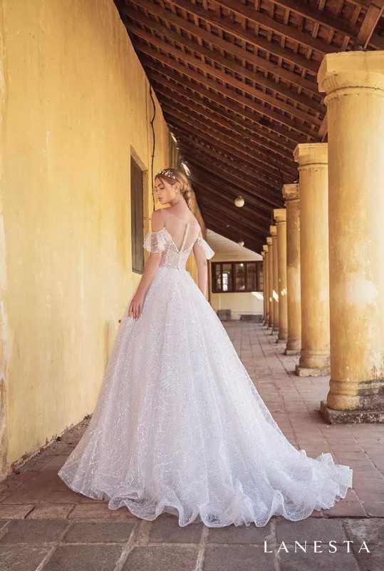 Suknia ślubna Elodea Lanesta + dodatki