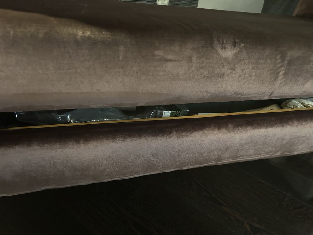 Stylowy Szezlong sofa z pojemnikiem