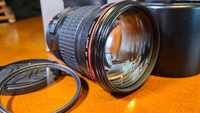 Obiektyw Canon 135L/2 + bardzo dobry filtr UV, idealny stan, jak NOWY