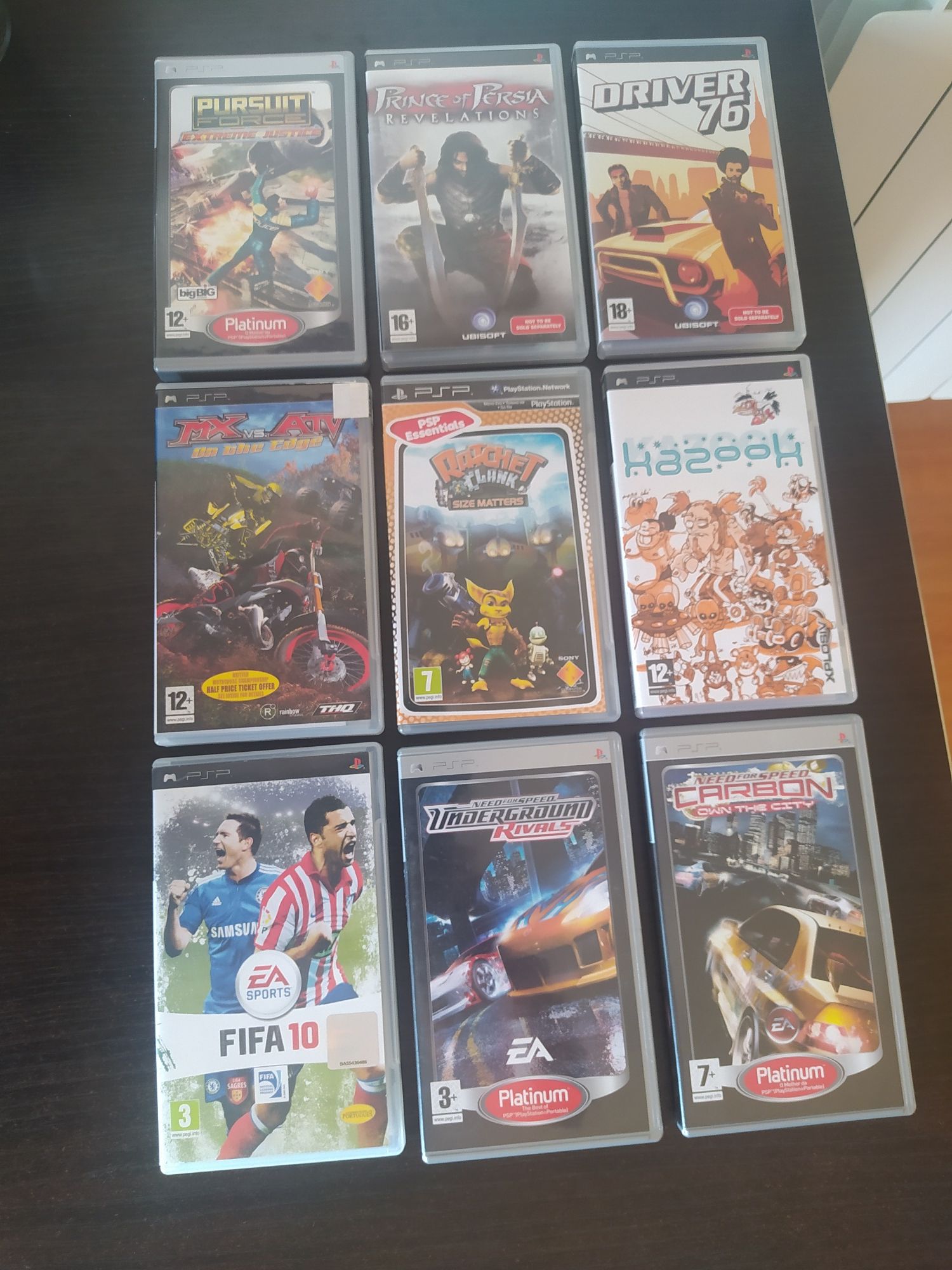 JOGOS PSP  (5€ cada)