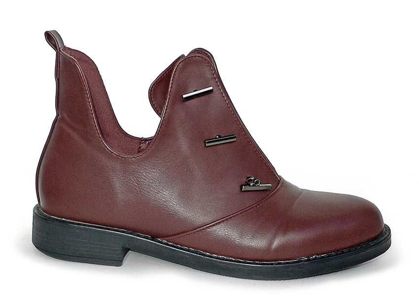 Туфли женские бардовые