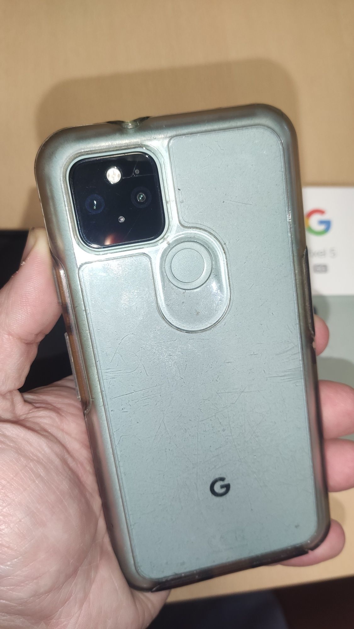 Google Pixel 5 (Неверлок), Андроид 14, Оригинальная коробка + OtterBox