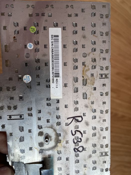 Клавиатура samsung R538 поклавишно не рабочая оригинал