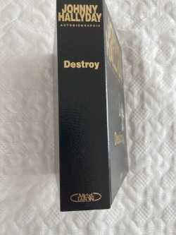 Livro Johnny Hallyday Destroy 2000 - Autobiografia
