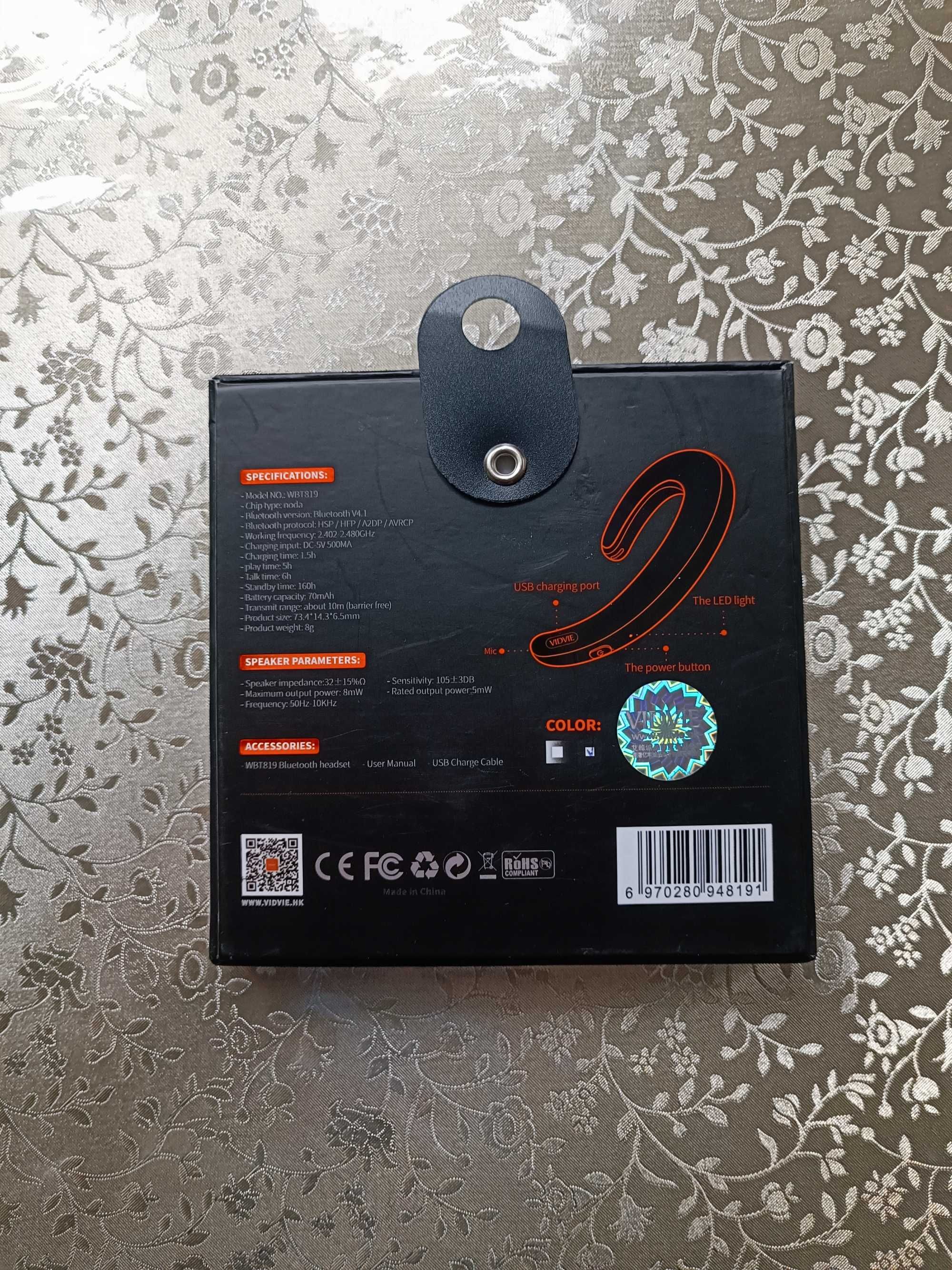 Słuchawka do telefonu Vidvie WBT819 Mini Mono Wireless Bluetooth