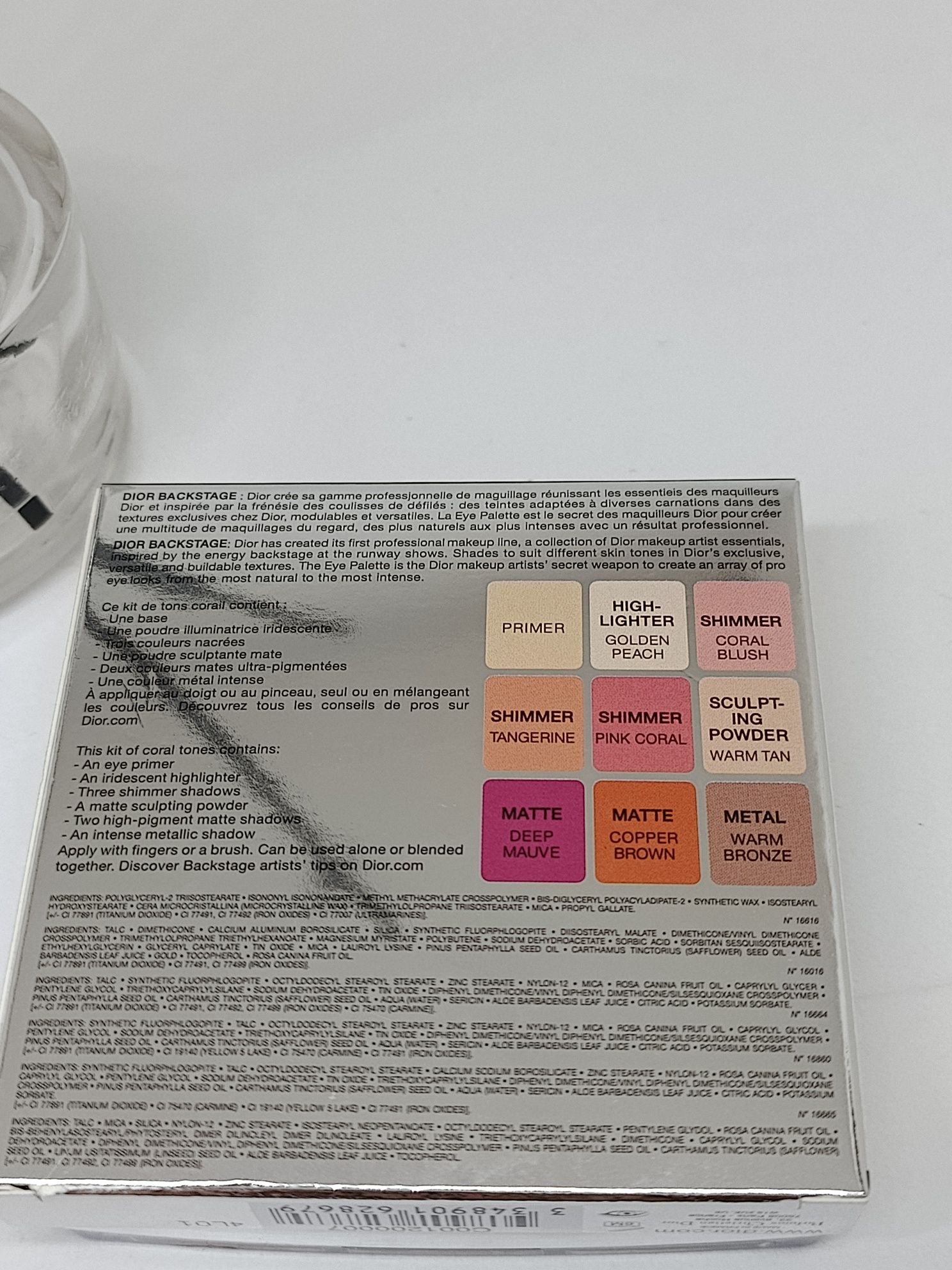 Dior Backstage Eye Palette 007 Coral Neutrals – paleta cieni do powiek