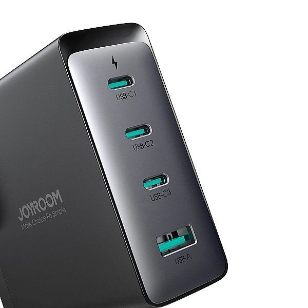Ładowarka GaN Uk Joyroom Jr-tcg05uk 140w 3x Usb-c Usb-a + kabel Usb-c
