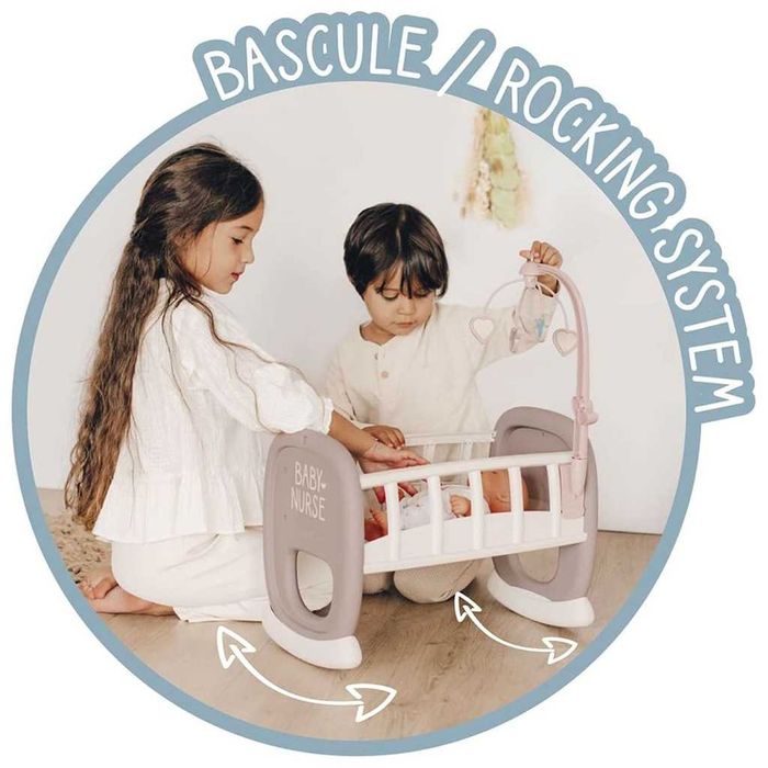 SMOBY Baby Nurse Kołyska z Karuzelką dla Lalki, AC8