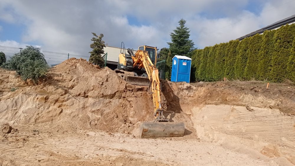 Usługi koparką gąsienicową 16 ton
