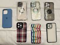 7 Capas para phone 13pro com protecão de lentes