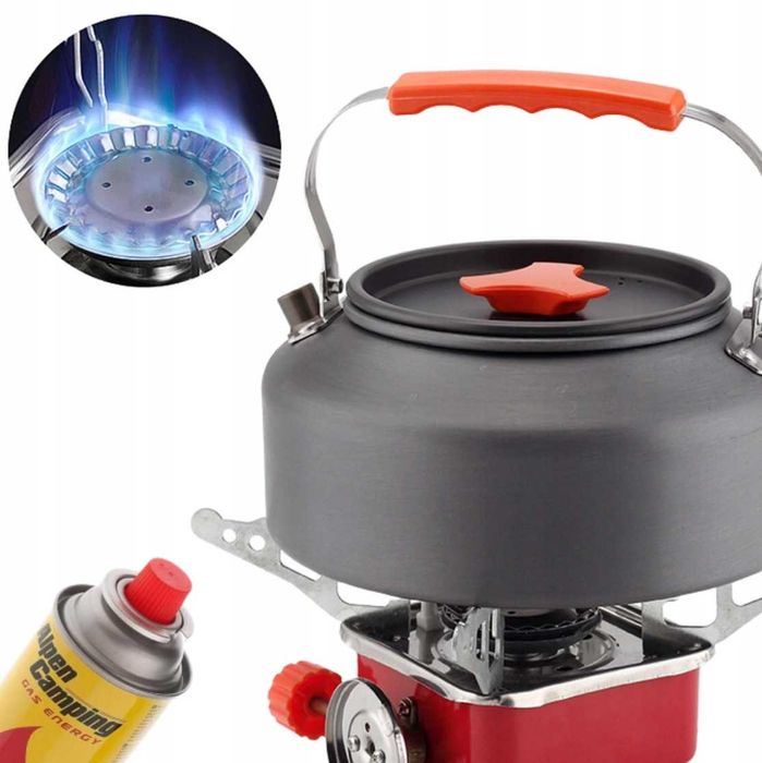 MINI KUCHENKA GAZOWA turystyczna na gaz kartusz na kartusze w etui