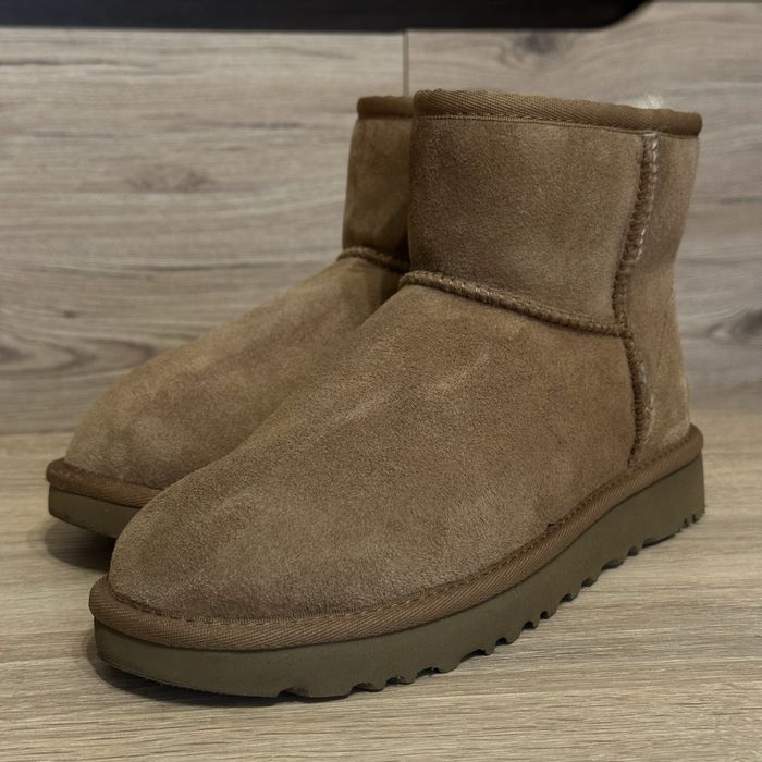 Замшевые женские сапоги Угги UGG Classic Mini 2 | Оригинал