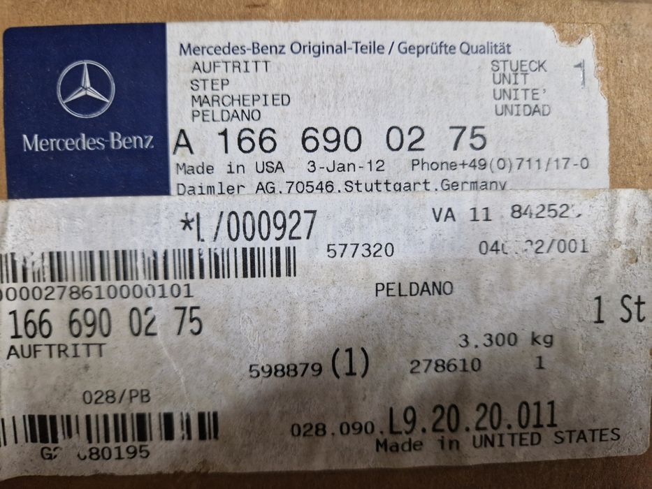 Degrau Mercedes para ML