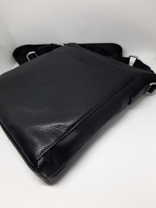 Чоловіча сумка шкіряна барсетка | Мужская кожаная сумка через плечо