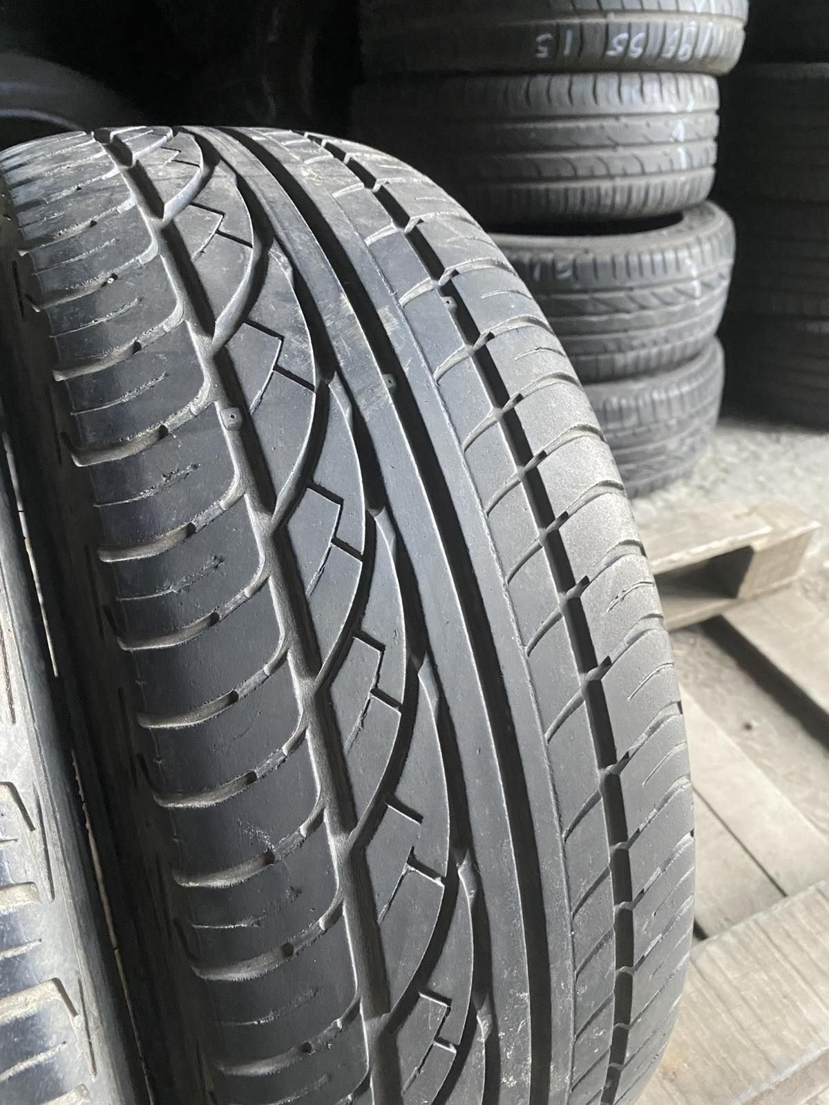 185.55.15 Hankook 2шт лето БУ склад шины резина из Европы 55 R15