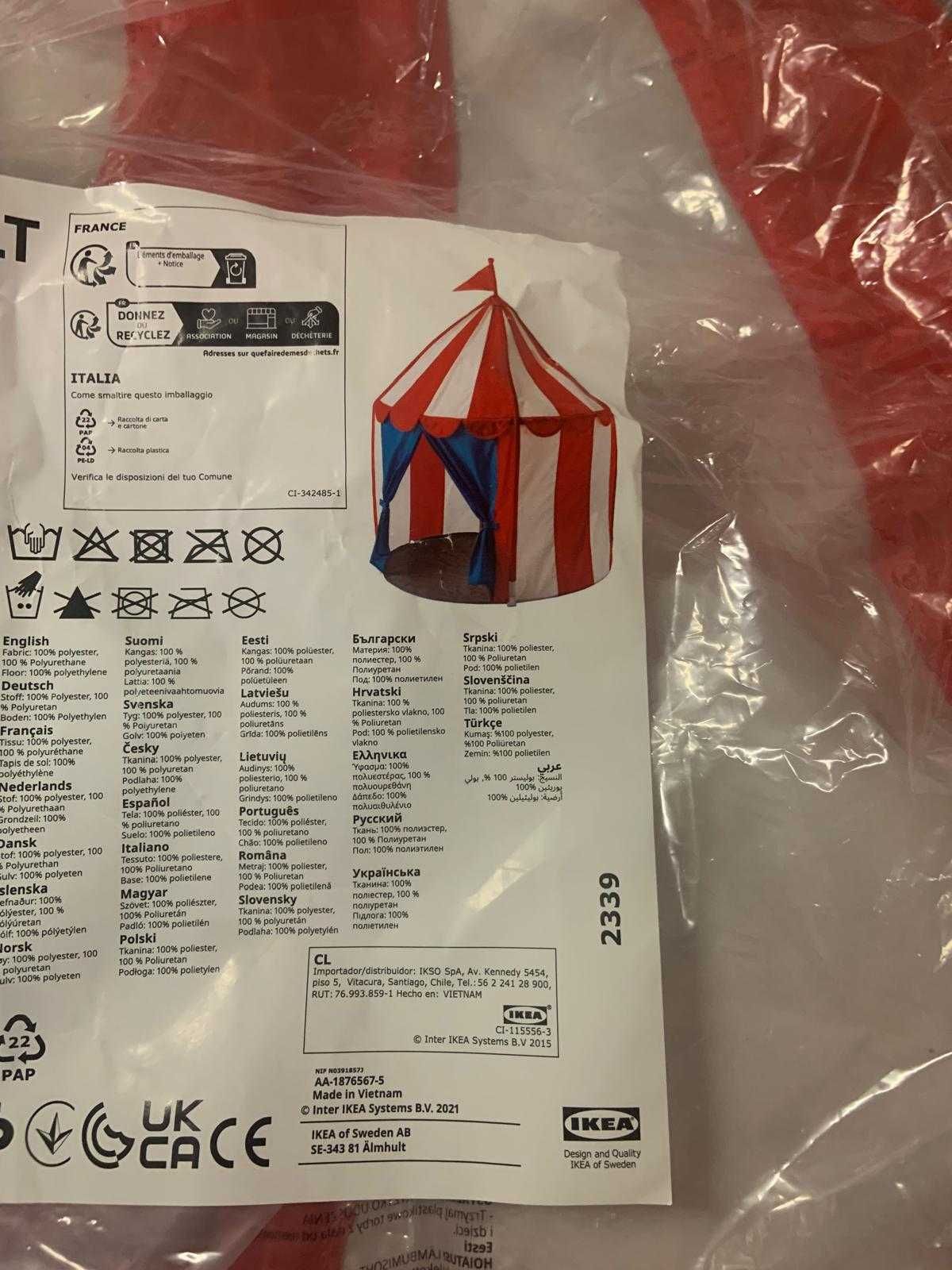 Tenda de brincar, vermelho/azul/branco, IKEA