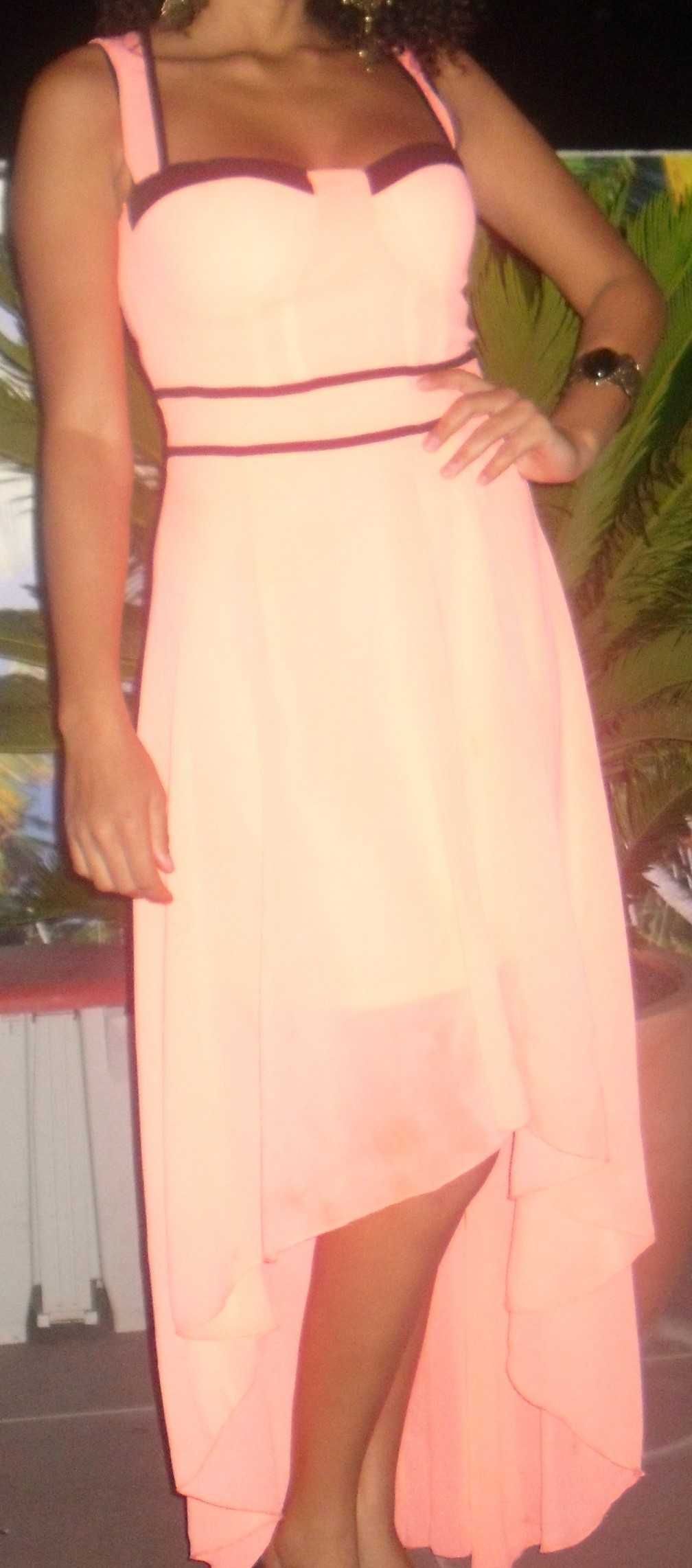 vestido cor pink - tamanho S