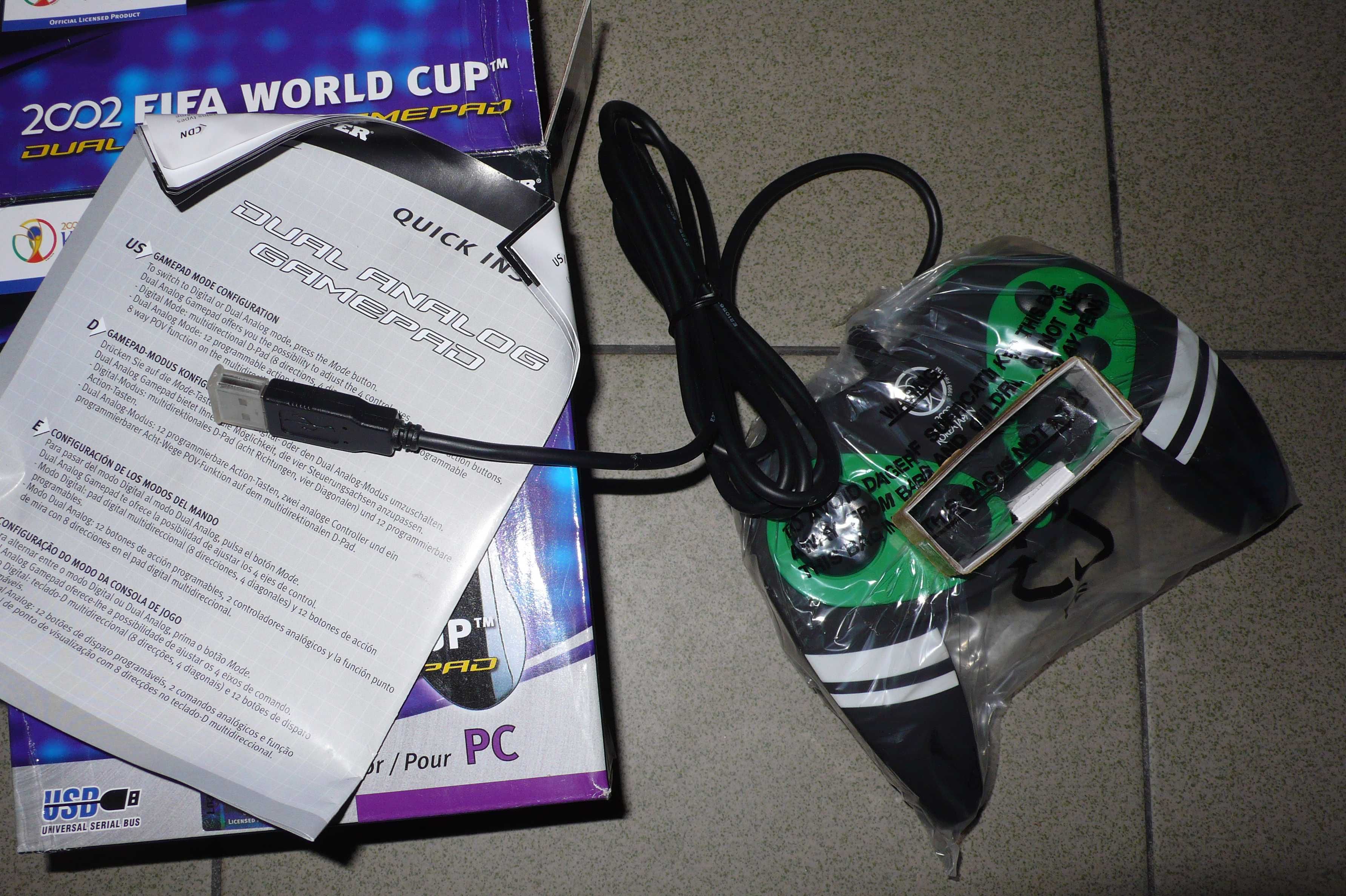 Pad przewodowy do pc laptop Thrustmaster 2002 Fifa World Cup nowy