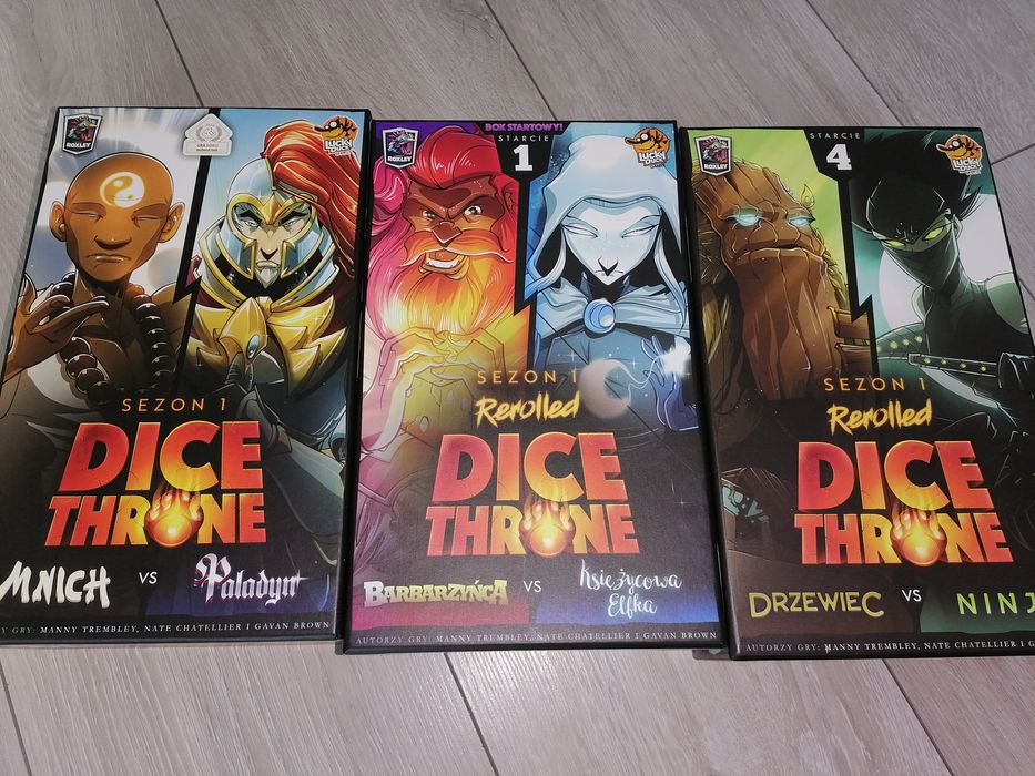 Dice Throne sezon 1 - 3 starcia