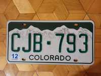 Colorado tablica rejestracyjna usa oryginal