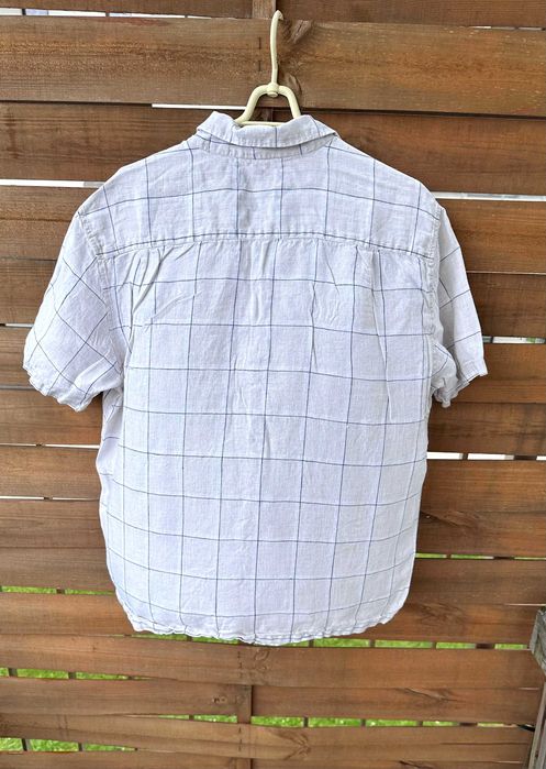 Koszula lniana męska wakacyjna old money r. L