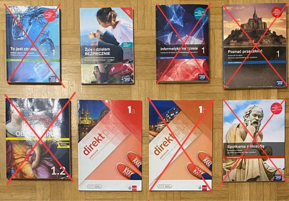 Podręczniki do klasy 1 szkoły średniej