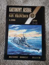 Model kartonowy wyd.. Haliński Amerykański krążownik San Francisco