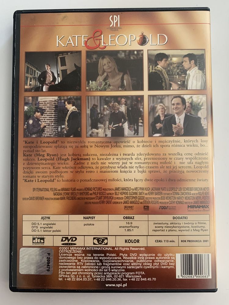 Kate & Leopold - DVD PL