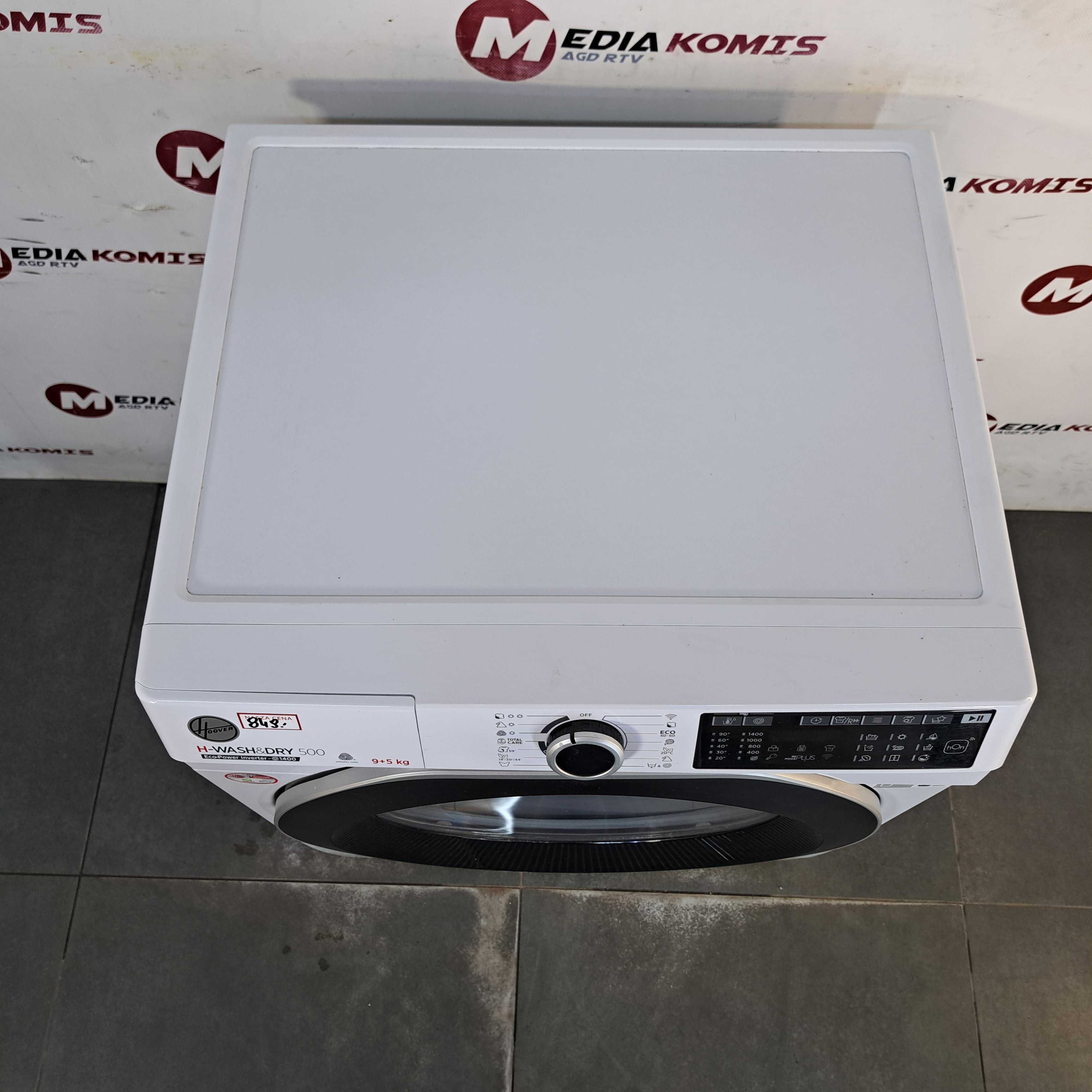 Pralko-Suszarka Hoover HD 495AMBS/1-S [12mcy gwar] A-D/9-5kg/1400obr