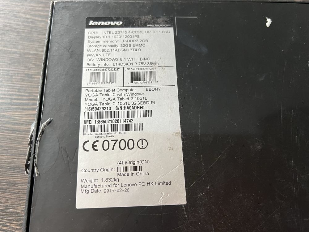 Tablet Laptop Lenovo Yoga 2 bardzo ladny komplet okazja