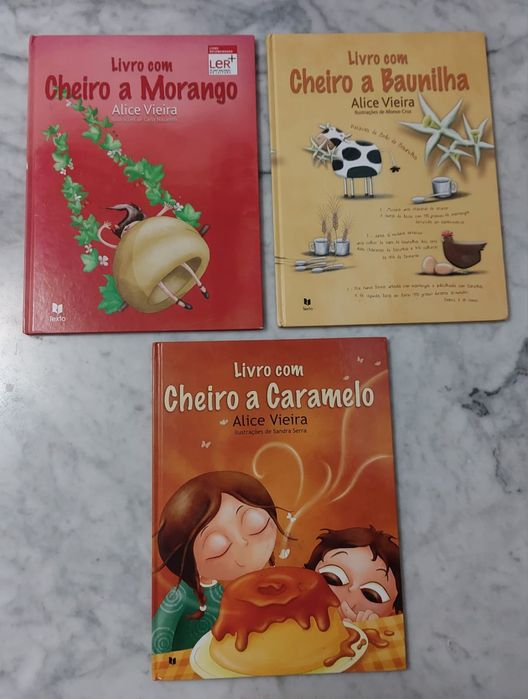 Livro com "Cheiro a Morango"