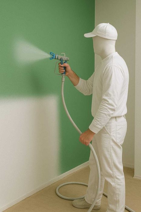 Malowanie agregatem, malowanie tradycyjne.