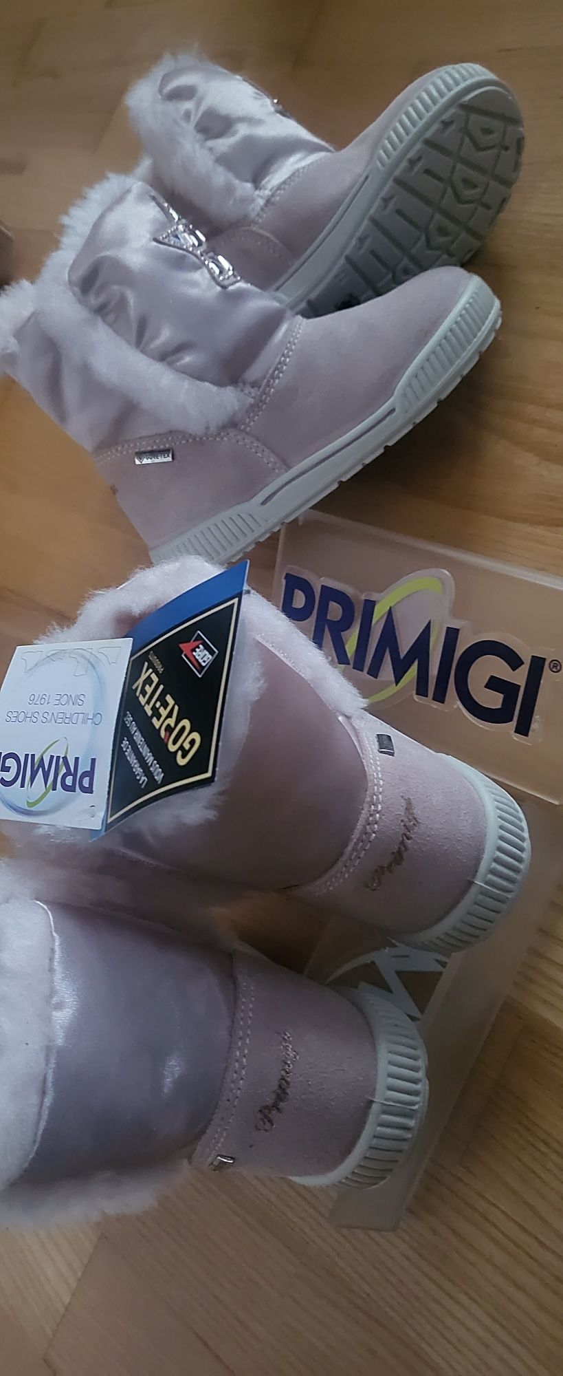 nowe, cieplutkie, nieprzemakalne, miękkie śniegowce PRIMIGI rozmiar 23