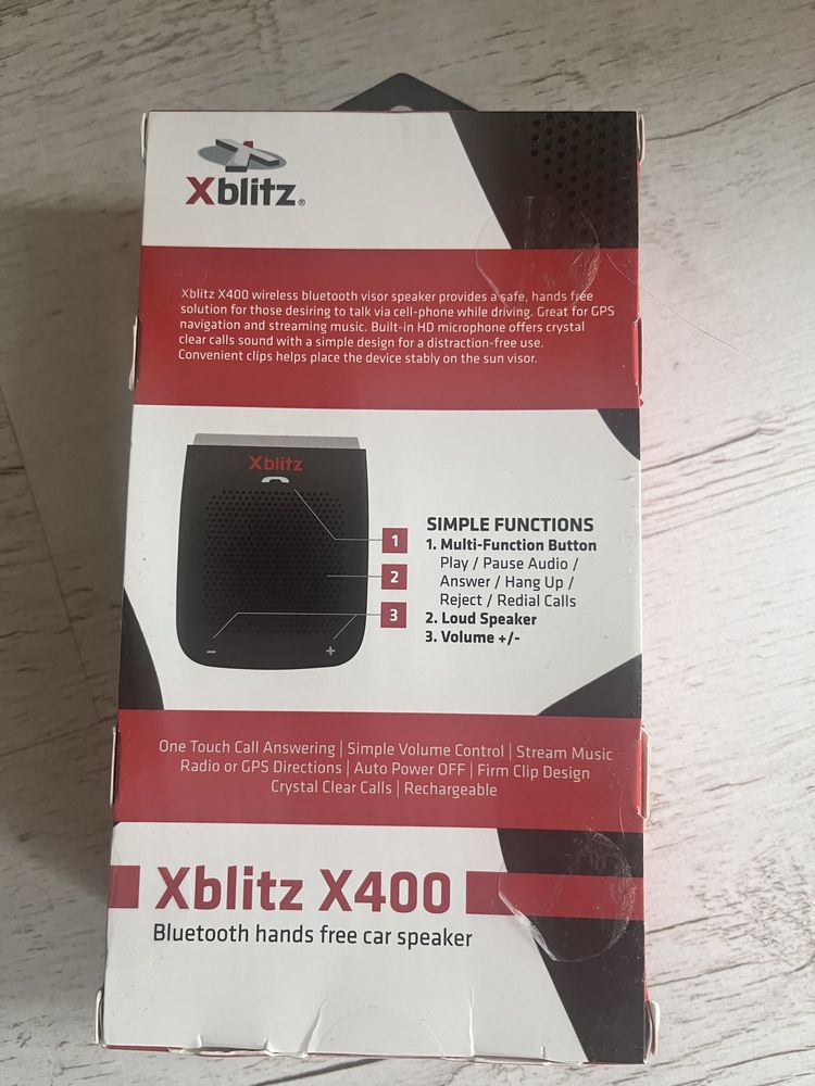 Гучний зв'язок xblitz X400 чорний