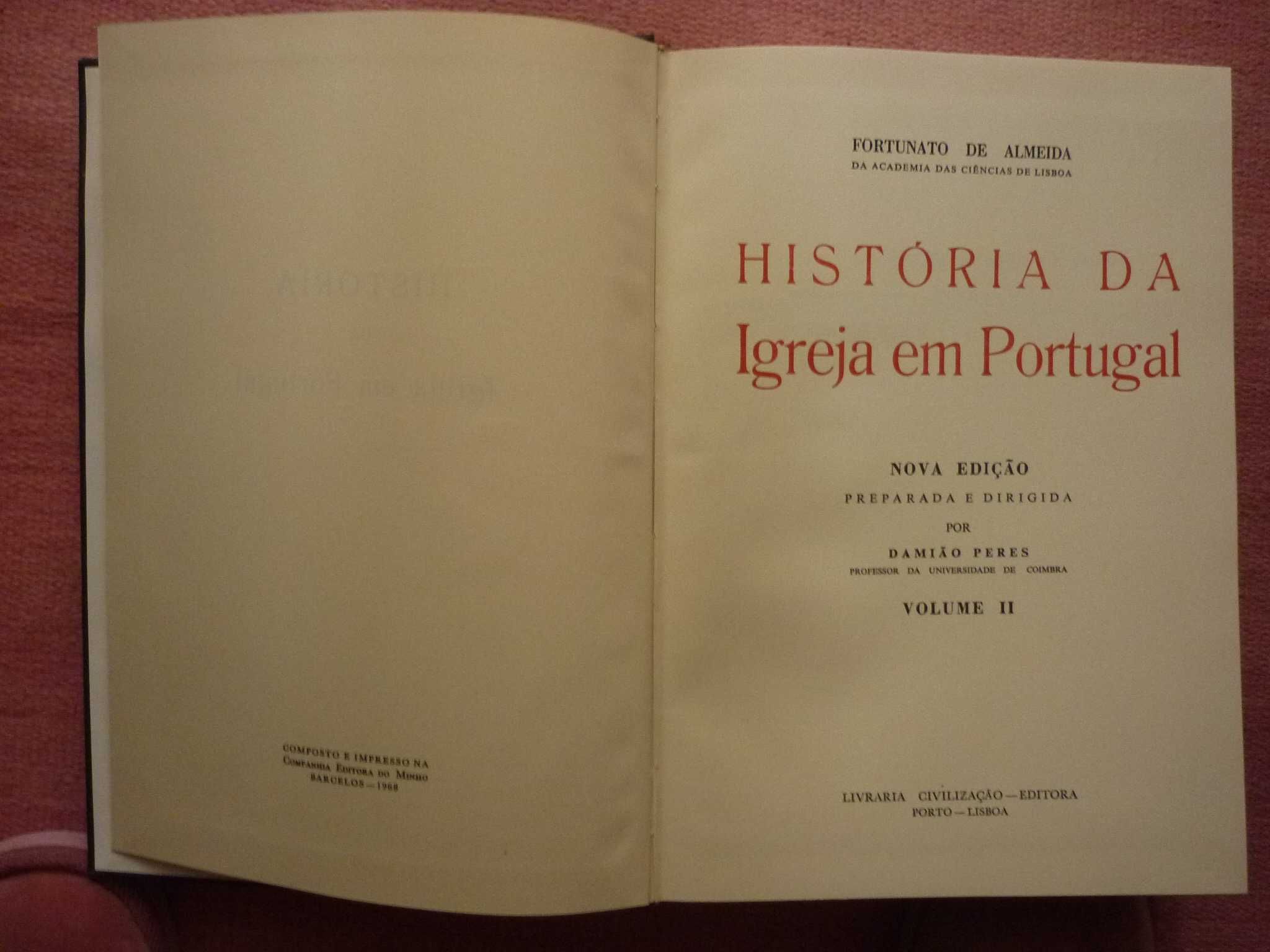 História da Igreja em Portugal, F. de Almeida