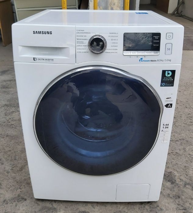 Стирально-сушильная машина Samsung WD80J6A00AW EcoBubble - 8/5 кг