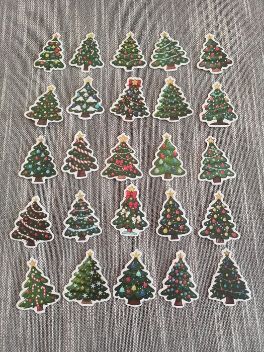 Naklejki choinki, Boże Narodzenie