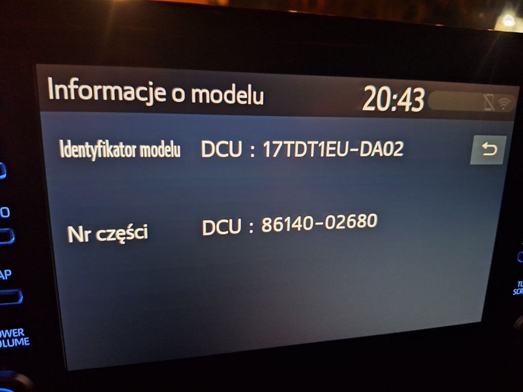 Toyota Corolla e21 Android auto carplay odblokowanie