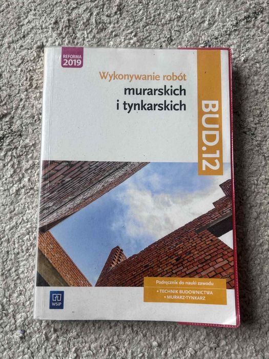 Ksiazka Wykonywanie robot muraskich i tynkarskich BUD 12