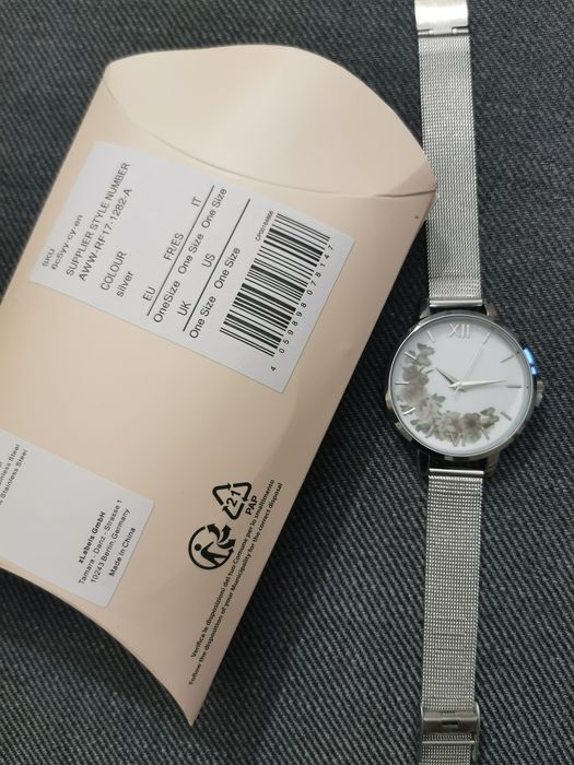 Nowy damski zegarek Anna Field srebrny