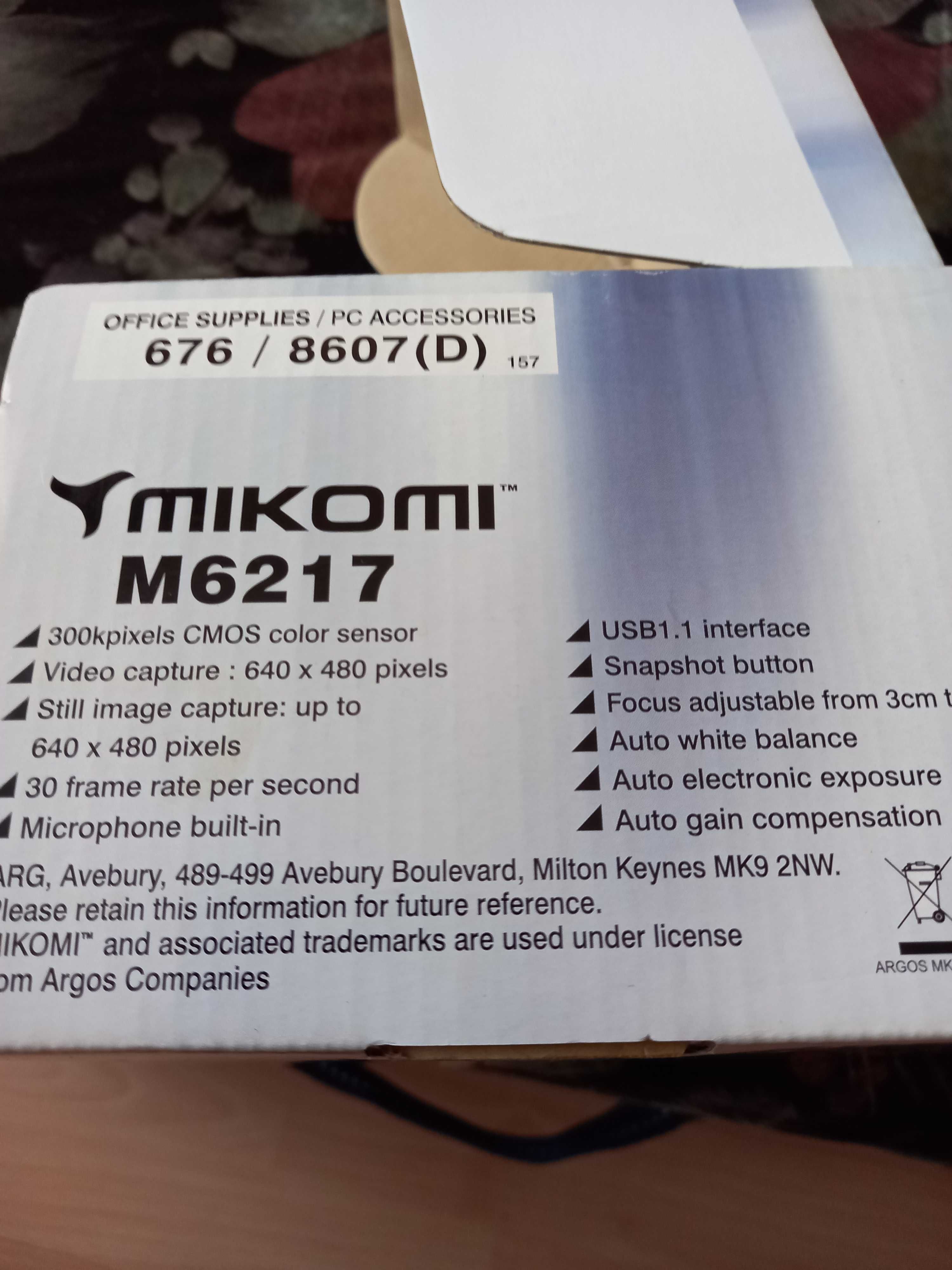Kamera Mikomi M6217 do komputera