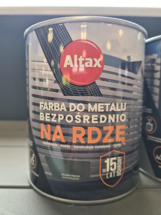 Farba Altax na rdzę zielony