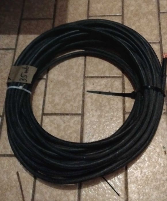 Przewód ,linka ,przekrój 35 mm.